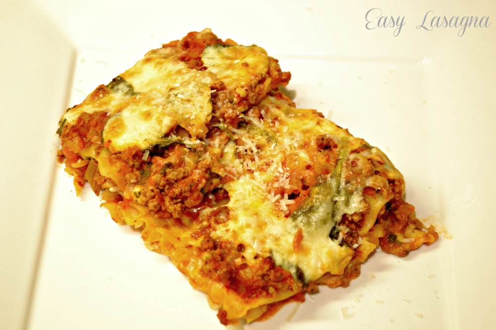 easy lasagna recipe