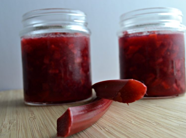 easy strawberry rhubarb jam recipe