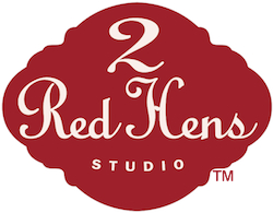 2 red hens logo