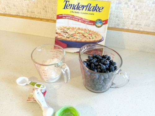 tenderflake blueberry pie