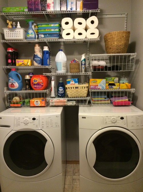 laundry room organization