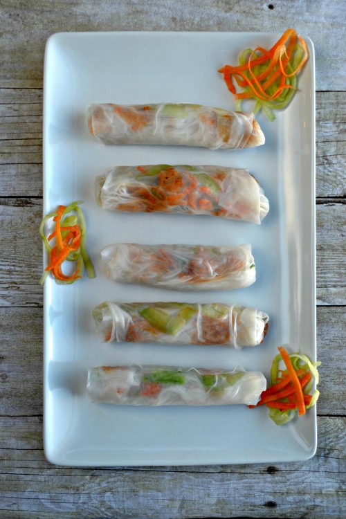 Chicken Satay Fresh Rolls