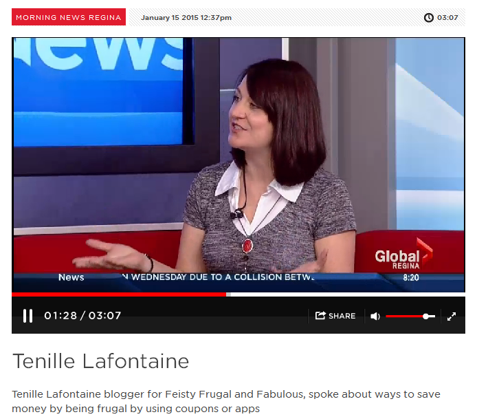 Global Regina Morning News Tenille Lafontaine