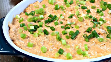 A deliciously creamy appetizer dip that will be your go-to for potlucks!